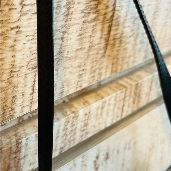 Michael Kors Black Leather and embossed Silver Button Wristlet Vintage - Picture 9 of 16